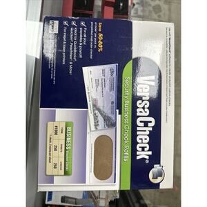 VersaCheck Security Voucher Check Refills Form #1000 (245 sheets remaining)